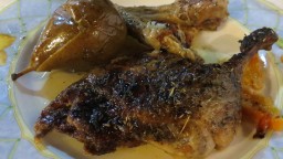 Recepta de cuina de Ànec de pagès amb peres